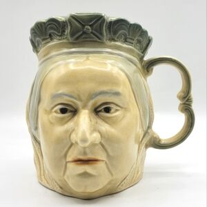 Kingston Pottery J&H Love Production Made In England Vintage Queen Victoria Mug